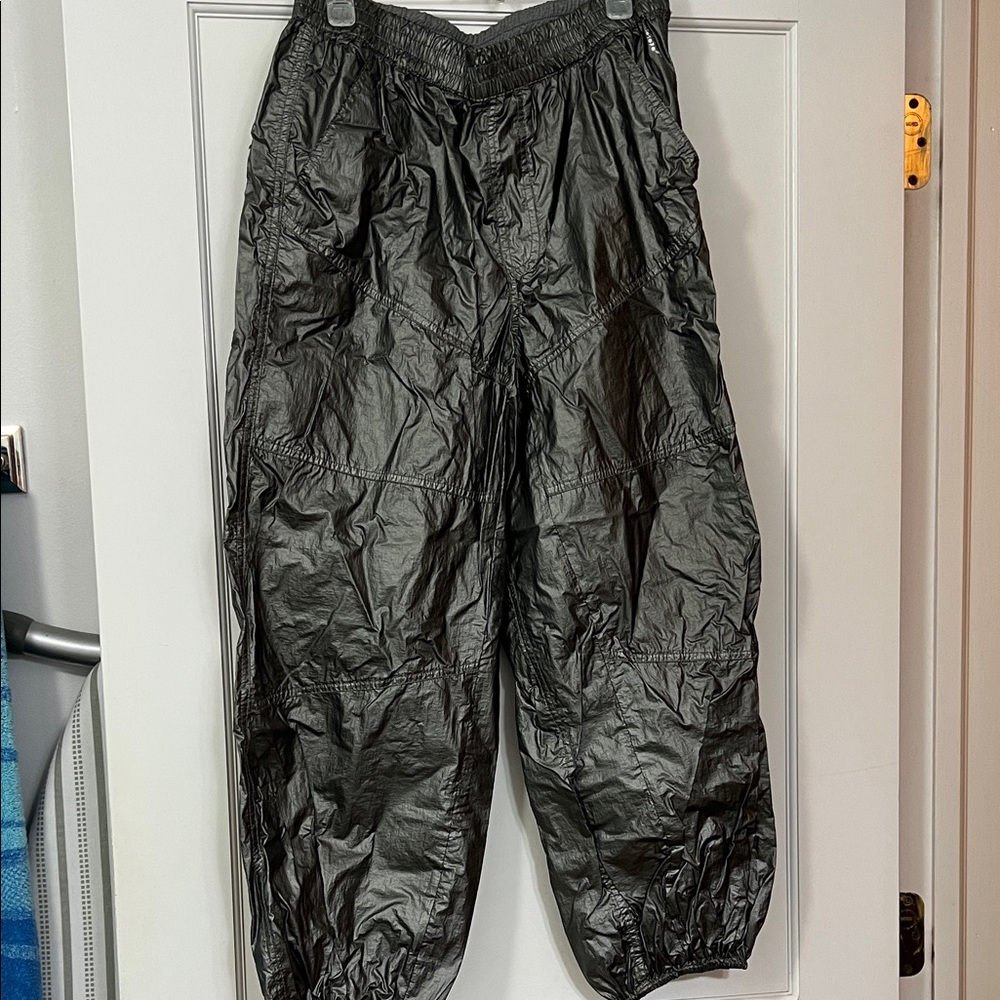 Free People (FP Movement) Gunmetal Parachute Pants